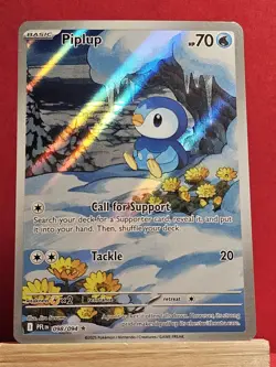 Pokemon TCG - Piplup 98/94 - Phantasmal Flames Illustration Rare - NM - Image 1