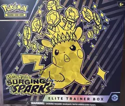 Brand New Pokemon Scarlet & Violet Surging Sparks ETB Elite Trainer Box Sealed - Image 1