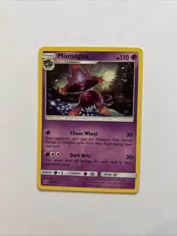 Mismagius 40/111 Crimson Invasion Sun & Moon SM Pokemon NM - Image 1