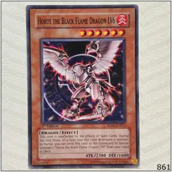Horus the Black Flame Dragon LV6 - SDRL-EN012 - Common 1st Edition Yugioh - Image 1
