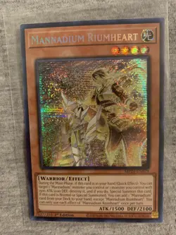 x1 Mannadium Riumheart - MP24-EN079 - Prismatic Secret Rare - 1st Edition Yu-Gi- - Image 1