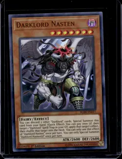 Yugioh! Darklord Nasten - BLRR-EN077 - Ultra Rare - 1st Edition NM - Image 1