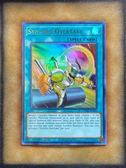 Yugioh Synchro Overtake MP22-EN164 Ultra Rare 1st Ed NM - Image 1