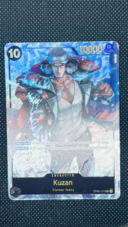 One Piece TCG - Kuzan OP02-121 Secret Rare Alternate Art - English - Image 1