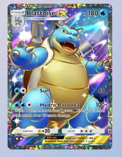 Blastoise Ex [Full Art] - Digital Card - Pokemon TCG Pocket (Trading) English - Image 1