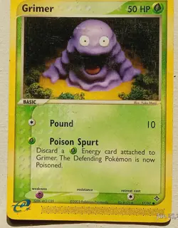 Grimer 57/97 Ex Dragon Set 2003 Pokemon Collectible Card CCG - Image 1