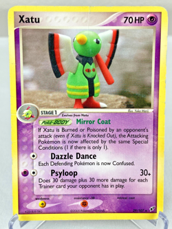 Xatu 29/107 - EX Deoxys Set Rare Pokemon Card Yuka Morii - Heavily Played - Image 1