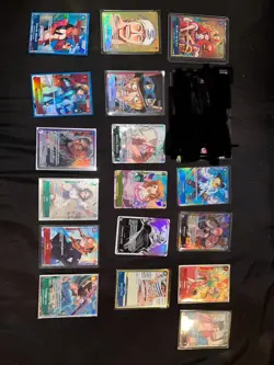 One piece Tcg Alt Art Lot x 17 Cards Rebecca Bonney Leaders Promos Sr - Image 1