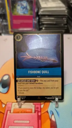 Fishbone Quill 168/204 The First Chapter Cold Foil Disney Lorcana Card - Image 1