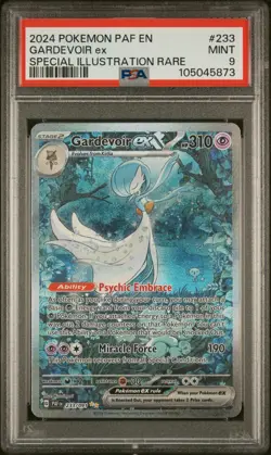 Gardevoir ex 233/091 SV: Paldean Fates Holo PSA 9 Pokemon Card - Image 1