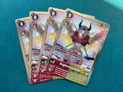 Aegiochusmon BT24-014 Playset Time Stranger Digimon Card Game x4 - Image 1