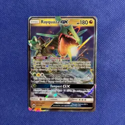 Pokemon Rayquaza GX 109/168 Holo Ultra Rare Card Celestial Storm - NM/Mint - Image 1