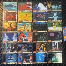 Pokemon 1999 Topps Mewtwo Strikes Back Movie Blue card set 1-59 w/ checklist 1B - Image 1