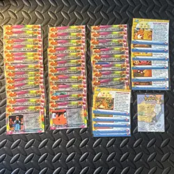 Pokemon 1999 Topps Mewtwo Strikes Back Movie Blue card set 1-59 w/ checklist 1B - Image 4
