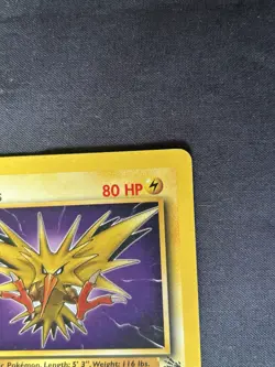 Pokemon TCG Zapdos Fossil 1st Edition Non-Holo Card 30/62 - Image 5