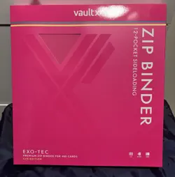 Vault X Pokemon SV9 First Edition 2025 - 12 Pocket - 480 Cards - Zip Binder SV9 - Image 1