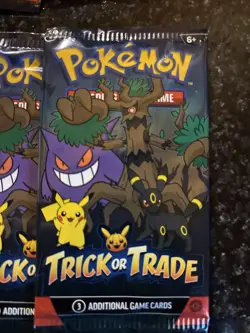 7 Packs Pokemon TCG Trick or Trade Booster Packs 2024 Halloween Card Lot Bundle - Image 2