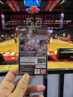 One Piece Monkey D. Luffy US Voyage College Basketball Card&Poster 1/23 IN HAND - Image 2