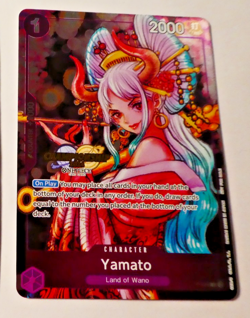 One Piece Card Game Carte Championship Holo Yamato P-046 EN - Image 1