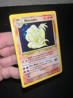 Ninetales 12/102 Holo Rare Base Set Pokemon Card TCG NM - Image 4