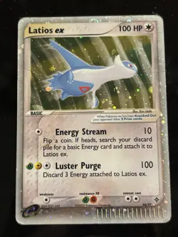 Pokemon Latios ex 100HP Ultra Rare Holo 94/97 EX Dragon TCG Card 2003 - Image 1