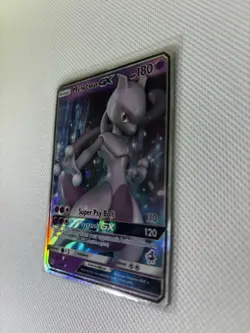 Pokemon Mewtwo GX Holo Ultra Rare TCG Card Hidden Fates 31/68 - Image 4
