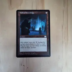 Well of Knowledge - Magic the Gathering MTG Weatherlight 1997 LP Card - Image 1