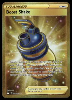 Boost Shake (Secret) NM 229/203 SWSH07: Evolving Skies Pokemon Card - Image 1