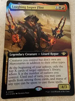 Laughing Jasper Flint - #355 Foil (Extended Art) Outlaws Thunder Junction - Mtg - Image 1