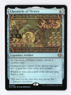 Chronicle of Victory (Foil) 0253 (M) MTG Lorwyn Eclipsed (ECL) - Image 1