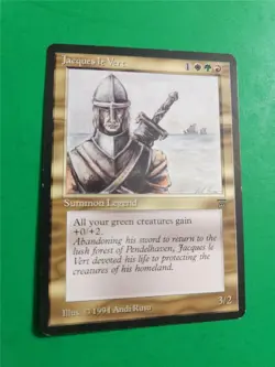 JACQUES LE VERT NEVER PLAYED PACK FRESH MTG LEGENDS - Image 1