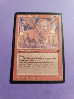 CRIMSON MANTICORE NEVER PLAYED MTG LEGENDS - Image 1