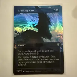 Crashing Wave - #300 - MTG Avatar: The Last Airbender - Borderless Scene FOIL - Image 1
