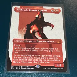 Urabrask, Heretic Praetor - Alt Streets of New Capenna Magic the Gathering NM - Image 1