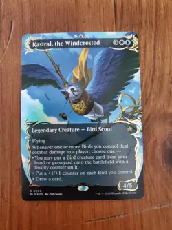 Kastral, the Windcrested (Borderless) (Raised Foil) -MTG (Near Mint) - Image 1