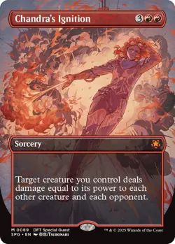 MTG Chandra's Ignition (Borderless) - 89 / English / Near Mint - Image 1