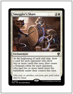 1x Smuggler's Share, Murders at Karlov Commander Magic The Gathering MTG NM - Image 1