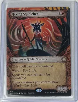 2026 MTG Lorwyn Eclipsed - Hexing Squelcher Showcase Regular - Image 1