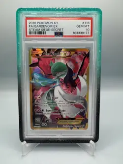 2016 POKEMON XY STEAM SIEGE SECRET #116 FULL ART/GARDEVOIR EX PSA 10 NEW CERT! - Image 1