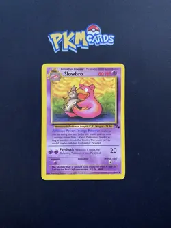 Pokemon TCG Slowbro Fossil 43/62 Regular LP. - Image 1