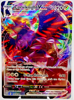 Pokemon Corviknight VMAX 110/163 Swsh05: Battle Styles Holo - Pack Fresh - Image 1