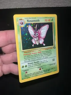 Pokemon TCG Venomoth 13/64 Holo Rare Jungle Set Unlimited WOTC VTG 1999 NM - Image 4