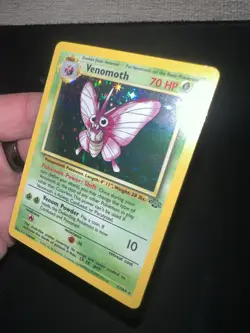 Pokemon TCG Venomoth 13/64 Holo Rare Jungle Set Unlimited WOTC VTG 1999 NM - Image 5