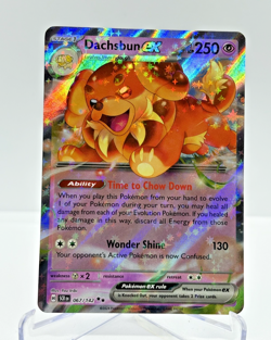 Pokemon TCG Dachsbun EX Double Rare Holo Stellar Crown NM Condition 67/142 - Image 1