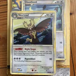 Pokemon Heartgold Soulsilver Noctowl Blister Pack w Pop Series 9 Pack - Image 5