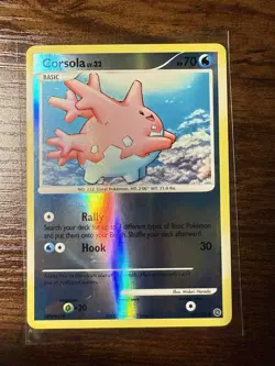 Pokemon - Secret Wonders - Corsola 84/132 Reverse Holo Common - NM! - Image 1