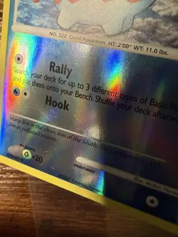 Pokemon - Secret Wonders - Corsola 84/132 Reverse Holo Common - NM! - Image 3