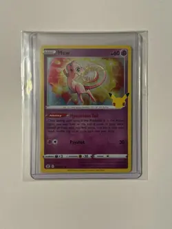 Pokemon TCG Mew 011/025 Celebrations Holo C164 - Near Mint Condition! - Image 1