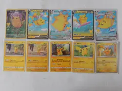 Pokemon Pikachu LOT of 10 Celebrations Surfing, Flying, GO Etc - Image 1