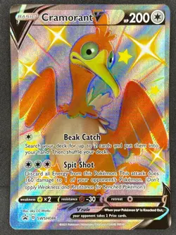 Pokemon Cramorant V SWSH086 SWSH Black Star Promo NM - Image 1
